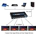 Aocome Advanced 1x4 4 Ports HDMI Powered Splitter for Full HD 1080P and 3D Support (HDMI Splitter 1 in 4 Out) V1.3 with Deep Color and HD Audio