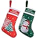 EasyAcc Christmas Stockings Personalized Large Size Classic Fireplace Stockings Adorable Felt Materials Stocks for Child Treats Toys Family Holiday Xmas Cheer Party New Year Decor Gifts - Xmas Tree
