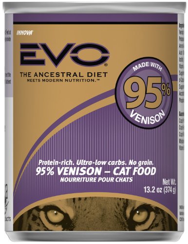 EVO 95% Venison Canned Cat Food - 12x13.2 oz