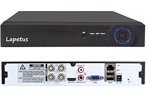 Lapetus 4CH 1080N Hybrid 5-in-1 AHD DVR (1080P NVR+1080N AHD+960H Analog+TVI+CVI) Standalone DVR CCTV Surveillance Security S