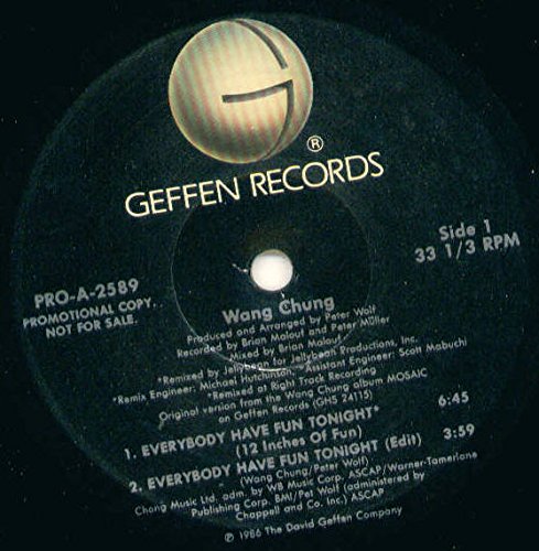 WANG CHUNG - Everybody Have Fun Tonight (US 12