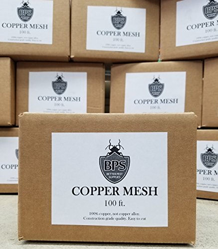 Copper Mesh Stuf-Fit 100ft For Mouse Rat Rodent Control, 100% Copper