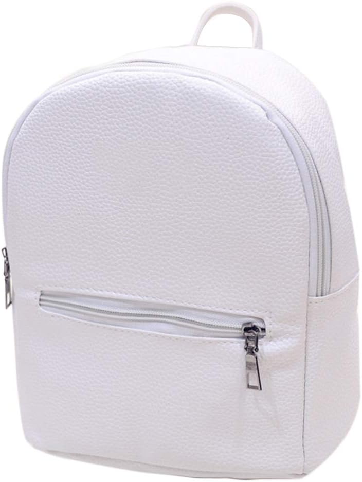 small faux leather backpack