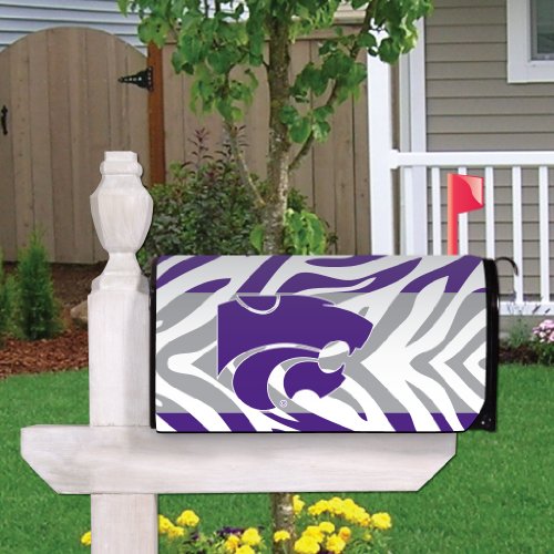 VictoryStore Yard Sign Outdoor Lawn Decorations: Kansas State University Magnetic Mailbox Cover (Design 4).