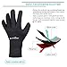 Neoprene Gloves Diving Wetsuit Gloves Anti-Slip Flexible Thermal with Adjustable Waist Strap for Snorkeling Scuba Diving Spearfishing Surfing Kayaking Rafting Sailing All Watersports (Black, S)
