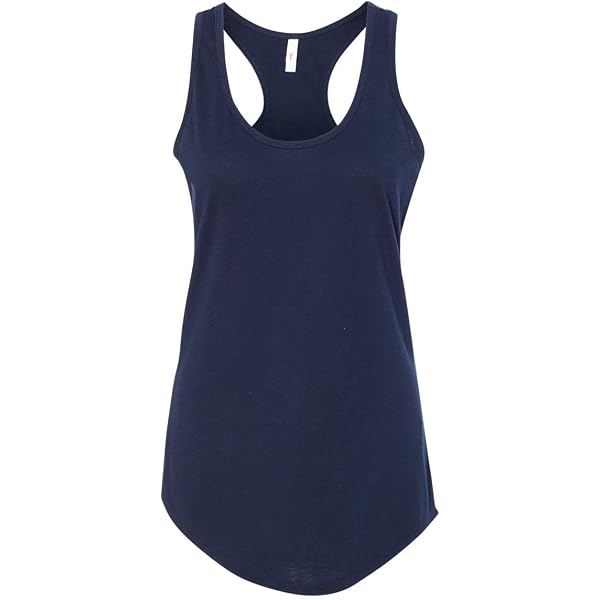 Next Level Apparel Women's Cardinal-Navy Racerback Tank - XX-Large - View #2