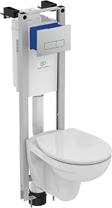 Ideal Standard Oleas Toilet Flush Plate Dual Flush Chrome Square 234x8.5x154 mm view 3