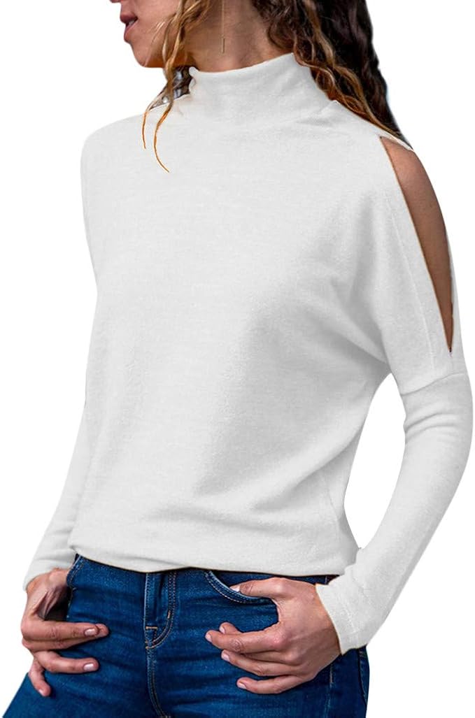 tee shirt col haut femme