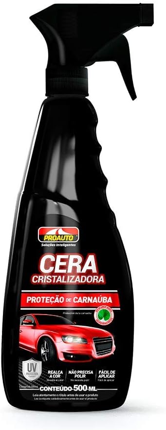 Cera Cristalizadora com Carnaúba PROAUTO 500 ml