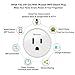 iKustar Wi-Fi Smart Plug Socket: Ultra-Compact Size Outlet Compatible With Amazon Alexa Google Home| Wireless Remote Control Your Devices| Energy Saving Smart Socket With Timer (WP5-White-2)