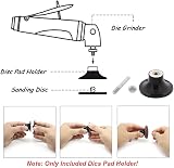 Bestgle 2 pcs 2" Disc Pad Holder Roll Lock Sanding Mandrel 1/4" Shank view 7