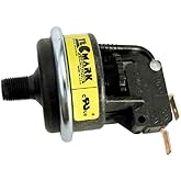 Tecmark (TDI) Pressure Switch: 25Amp Spno 1/8" Plastic
