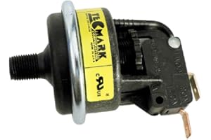 Tecmark (TDI) Pressure Switch: 25Amp Spno 1/8" Plastic