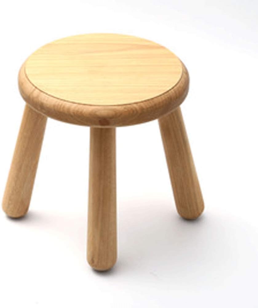 LiangDa Taburete Taburete De Madera Maciza Silla Creativa Pequeña Sala