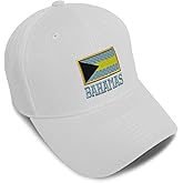 Baseball Caps for Men & Women Embroidered Bahamas National Flag Embroidery Ladies & Men Baseball Hats
