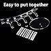 World Pride Sunglasses Rack Holder Glasses Display Stand (White)