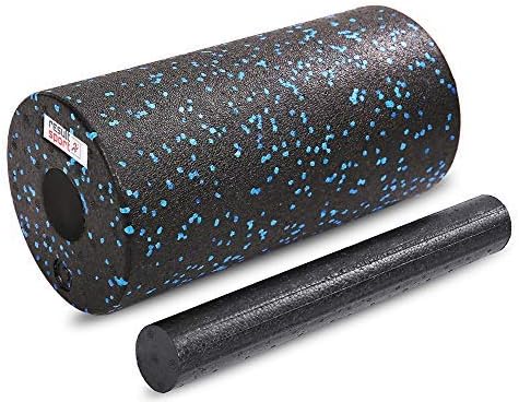 ResultSport Foam Roller for Muscle Massage with Exercise Book and A3 Poster, Hollow Core, Lightweight, Relief Aching legs and body for men and women. Ideal for Runner and Athlete