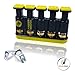 Finger Master Hand Strengthener ✠ Best Exerciser for Arthritis Therapy and Grip & Finger Strengthening Whether for Guitar Practice, Rock Climbing Training as well as Trigger Finger Training - Yellow