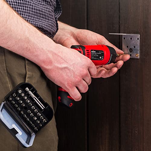 NoCry Commercial Grade Cordless Electric Screwdriver Builtin LED