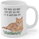 Lovesout Funny Tabby Cat Orange Gifts For Women Mother's Day 2026 Every Meal You Make Every Bite You Take Coffee Mug Ceramic Cup White 11oz