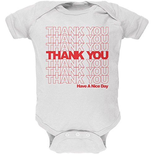 Halloween Thank You Bag Funny Costume Soft Baby One Piece