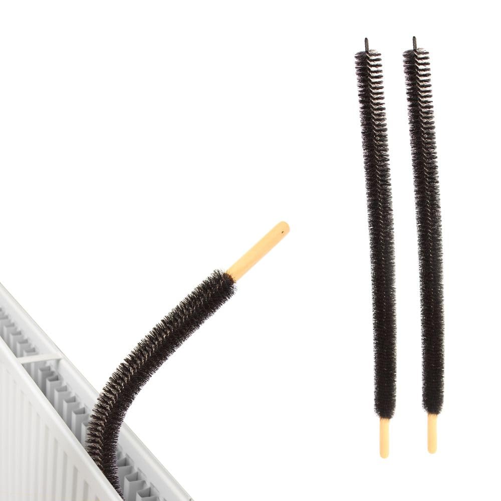 B.1ST. Long Reach Dryer Vent Cleaner, Radiator Cleaner Brush, Flexible Radiator Brush, Tumble Dryer Cleaner, Drain Cleaner, Gap Cleaning Brush, Radiator Duster