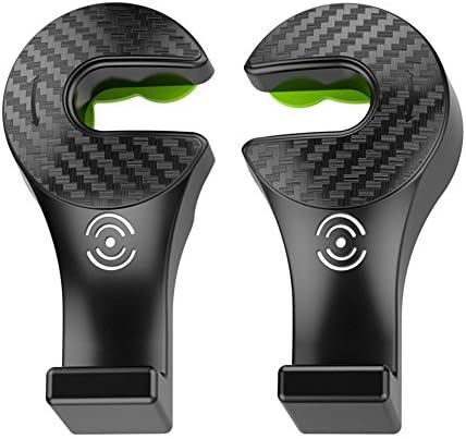 Car Seat Hook, Car Seat Headrest Hook Holder Hanger for Bags,Durable Vehicle Interior Back Seat Storage Hooks Organizer with Lock (Black)