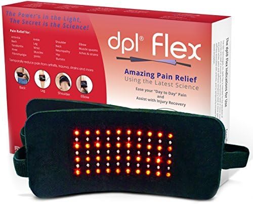 DPL FlexPad Pain Relief System for Back and Knee Pain (880nm Infrared and 660nm Red LED) by DPL Flex