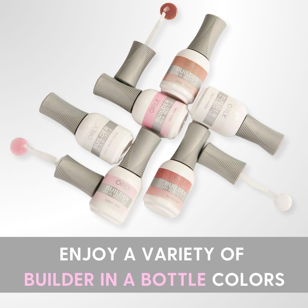 Orly Builder In A Bottle Soak-Off Sculpting Gel For Quick Nail Extension, Repair And Strengthening | Long-Lasting Builder Gel With Brush-On Application |Salon-Quality Nails At Home (Clear) - Image 8