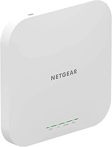 NETGEAR Wireless Access Point (WAX610PA) - WiFi 6 Dual-Band AX1800 Speed | Up to 250 Devices | 1 x 2.5G Ethernet LAN Port | 802.11ax | Insight Remote Management | PoE+ or Included Power Adapter