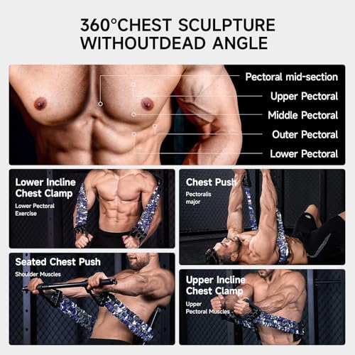 INNSTAR Adjustable Bench Press Device,Push up Resistance Bands for Home Gym Exercise,Fitness Workout,Travel Training