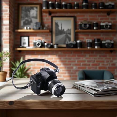 1:4 Scale Mini Camera Prop Ornament Vintage Camera Model, Miniature Digital Camera Mini Decoration Accessories Photography Props Ornament(Style 4)