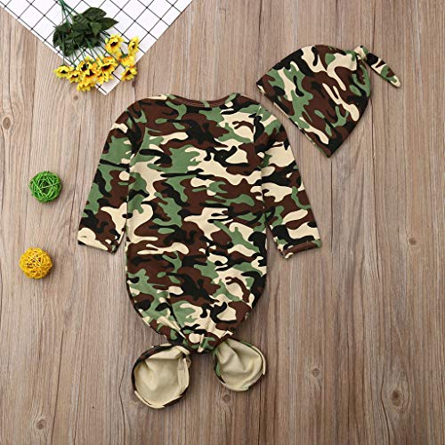 image for Newborn Baby Swaddle Sack Wearable Blanket Crib Sleeping Bag Headband/
