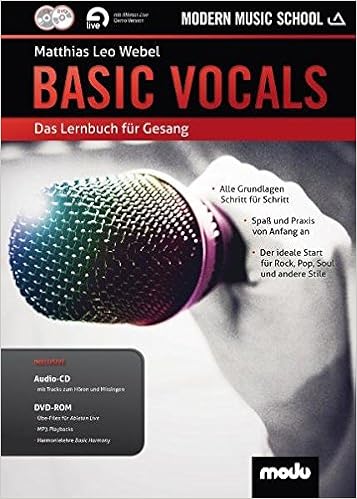 Basic Vocals Das Neue Lernbuch Fur Rock Und Pop Gesang Gesang Ausgabe Mit Online Audiodatei Amazon De Webel Matthias Bucher