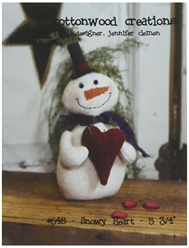 Cottonwood Creations CWC648 Snowy Heart Pattern Art