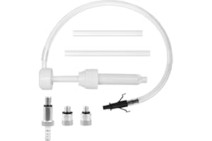 CCHRN Lower Unit Gear Oil Pump, Auto Fluid Transfer Pump with 3/8" Swivel, 3rd Hand, 8mm & 10mm Adapters, Manual Transmission