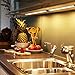 Albrillo LED Under Cabinet Lighting with Remote Control Timer, 900lm Dimmable Under Counter Lights for Kitchen Closet Shelf, Warm White 3000K 3 PCS