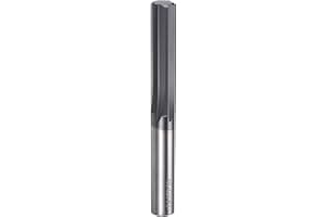 HARFINGTON Carbide Chucking Reamer 0.318"(8.08mm) Dia Straight Flute Straight Shank Machine Reamer Tool for Metal and Lathes 