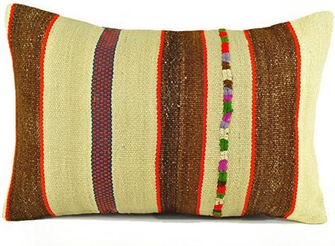 Kilim Pillow Cover, Kilim Pillow, Turkish Pillow, Bohemian Pillow, Kilim Cushions, Moroccan Pillow, Turkish Kilim, Decorative Pillows, Wool Pillow, tp8-110