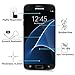 OMOTON Samsung Galaxy S7 Glass Screen Protector - [Full Coverage] [High Definition] [9H Hardness] [Bubble Free] Tempered Glass Screen Protector for Samsung Galaxy S7, Black