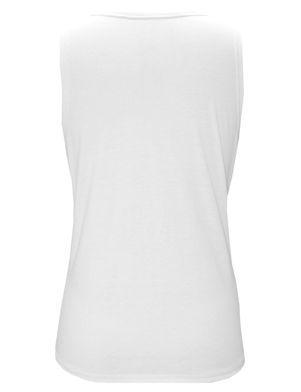 LaLaMa Womens sexy Stars & Stripes American Flag Tank Top Shirt (L, White 1)