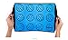 SiliBaking Products 1-Piece Half Size Bright Blue Baking Mat