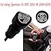 For Harley Sportster Deep Cut Oil Filler Dipstick Plug with Skull and Ghosts for XL 883 1200 48 2004-2016