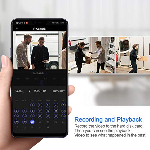 Wireless Security Camera System with Two Way Audio/1TB Hard Drive,Complete Surveillance Systems with Full HD 8CH NVR… - Image 2