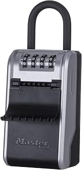 Master Lock 5480EURD Key Safe with New Design, Large Capacity, Shackle view 1