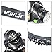 Boruit 3 Modes T6 Rechargeable Super Bright Waterproof & Zoomable Headlamp fit for Skiing, Camping, Running, Hiking