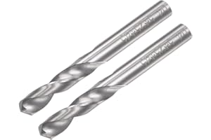uxcell Solid Carbide Drill Bits, 4.5mm C2/K20 Tungsten Carbide Jobber Drill Bits Straight Shank Drilling Tool for Stainless S