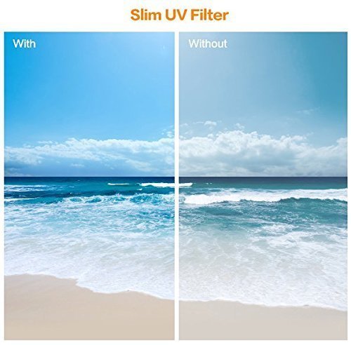 40.5MM GERMAN OPTICS Multi-Coated Ultra-Slim UV (Ultra Violet) Filter For Sony Alpha a6500, a6300, a6000, a5000, a5100, NEX 5 6 - NIkon 1 AW1, J1, J2, J3, J4, J5, S1, S2, V1, V2, V3 Digital Camera