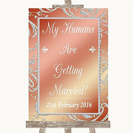 Amazon Com Coral Pink My Humans Are Getting Married Personalized