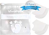 VivoFoot Gel Heel Protectors 2 Pairs Silicone Heel Cups Blister Prevention view 2
